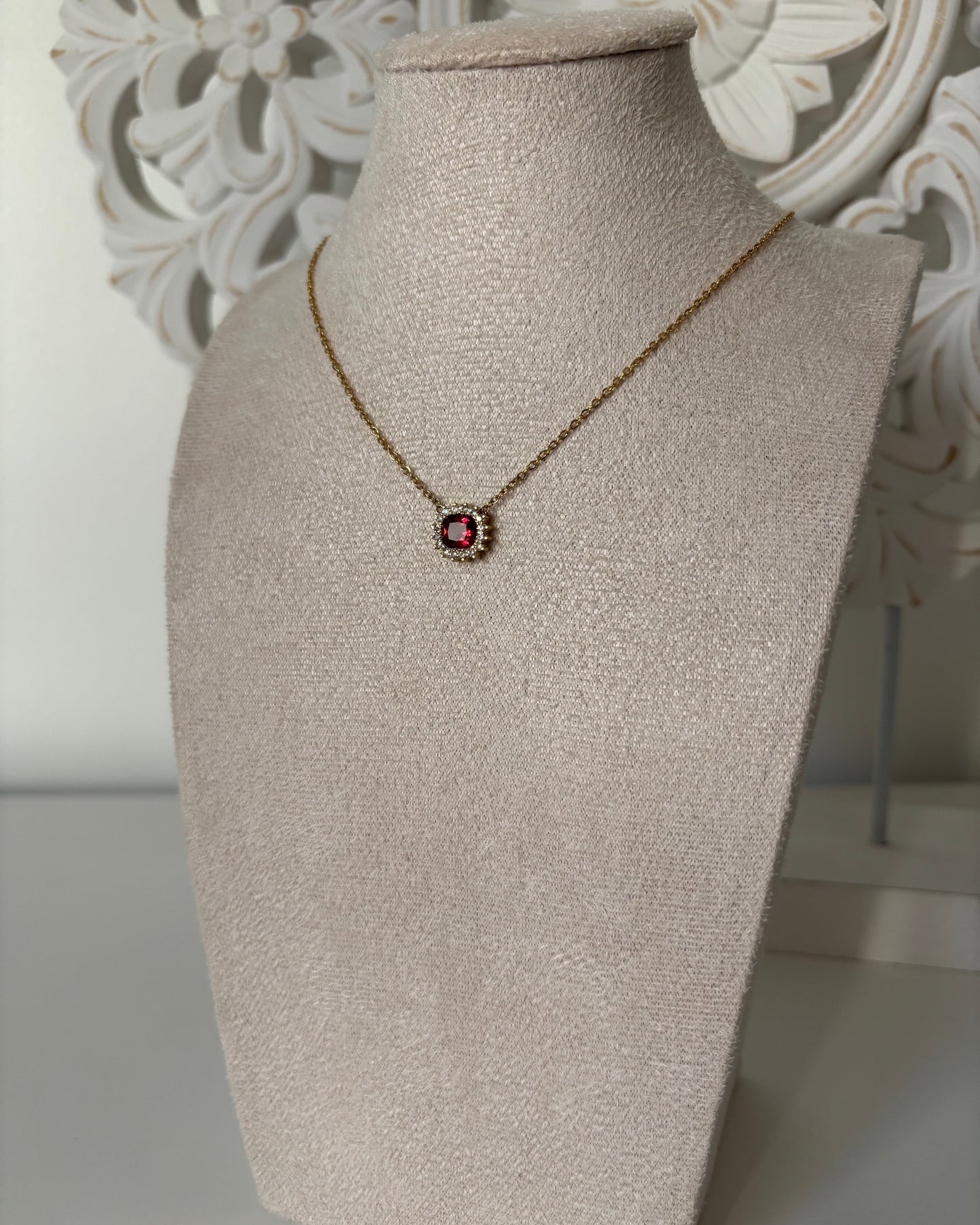 Collier CELESTIA rouge