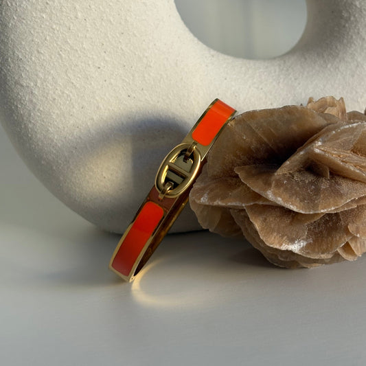 Bracelet jonc DESIA orange