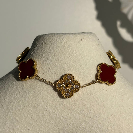 Bracelet AMALIA bordeaux