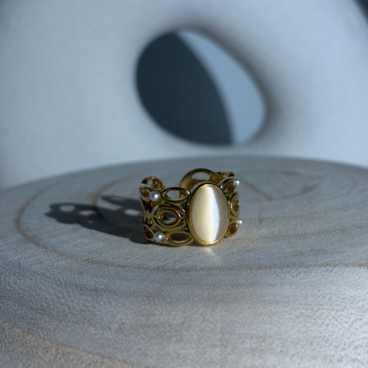 Bague PERLA ajustable