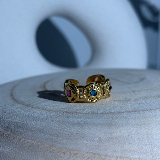 Bague AZURA ajustable