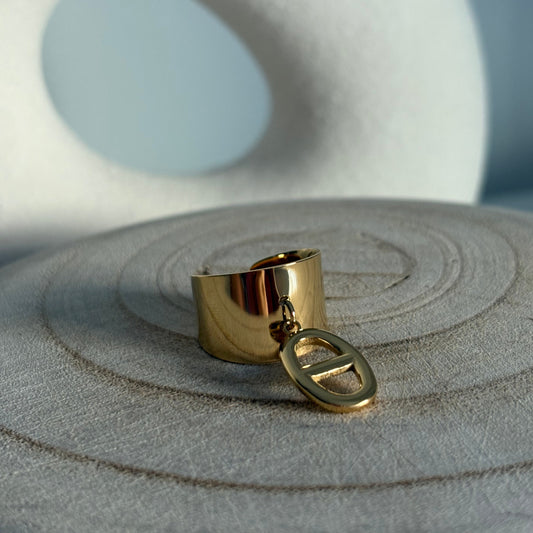 Bague DESIA breloque ajustable